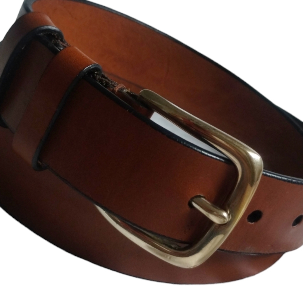 Dockers Brown Leather Men's Belt Size L‎ 32 Casual , Office wear